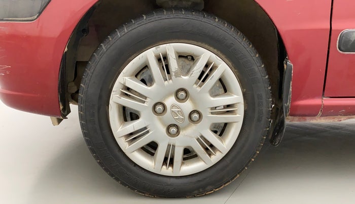 2010 Hyundai Santro Xing GLS, Petrol, Manual, 64,852 km, Left Front Wheel