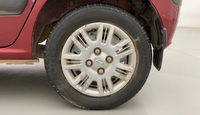 2010 Hyundai Santro Xing GLS, Petrol, Manual, 64,852 km, Left Rear Wheel