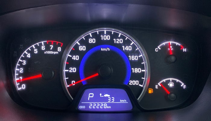 2017 Hyundai Grand i10 SPORTZ (O) 1.2 AT VTVT, Petrol, Automatic, 22,218 km, Odometer Image