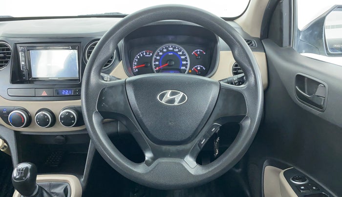 2016 Hyundai Grand i10 MAGNA 1.2 VTVT, Petrol, Manual, 80,474 km, Steering Wheel Close Up