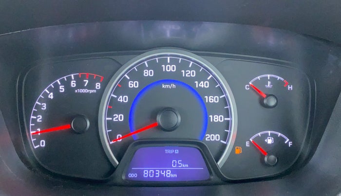 2016 Hyundai Grand i10 MAGNA 1.2 VTVT, Petrol, Manual, 80,474 km, Odometer Image