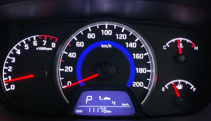 2017 Hyundai Grand i10 SPORTZ (O) 1.2 AT VTVT, Petrol, Automatic, 11,101 km, Odometer Image