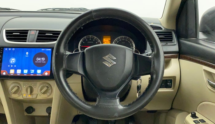 2014 Maruti Swift Dzire VXI, Petrol, Manual, 85,777 km, Steering Wheel Close Up
