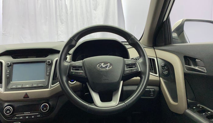 2018 Hyundai Creta SX PLUS AT 1.6 PETROL, Petrol, Automatic, 41,987 km, Steering Wheel Close Up