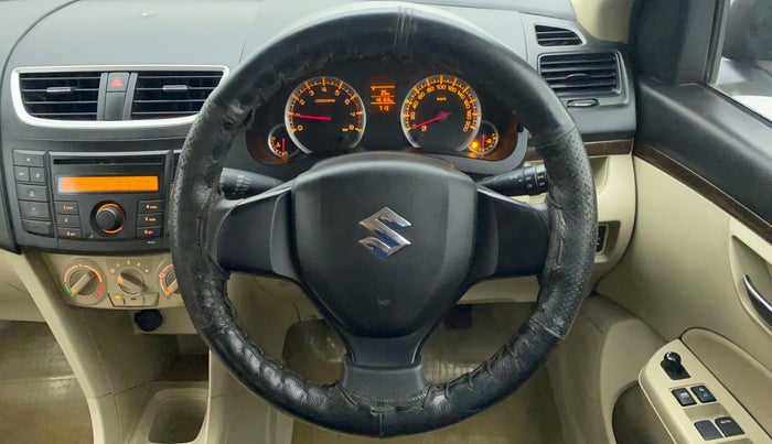 2013 Maruti Swift Dzire VXI, Petrol, Manual, 46,457 km, Steering Wheel Close Up
