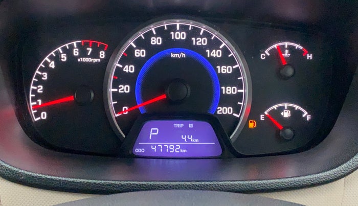2017 Hyundai Grand i10 SPORTZ (O) AT 1.2 KAPPA VTVT, Petrol, Automatic, 47,792 km, Odometer Image