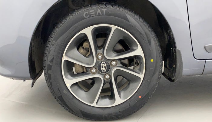 2017 Hyundai Grand i10 SPORTZ (O) AT 1.2 KAPPA VTVT, Petrol, Automatic, 47,792 km, Left Front Wheel