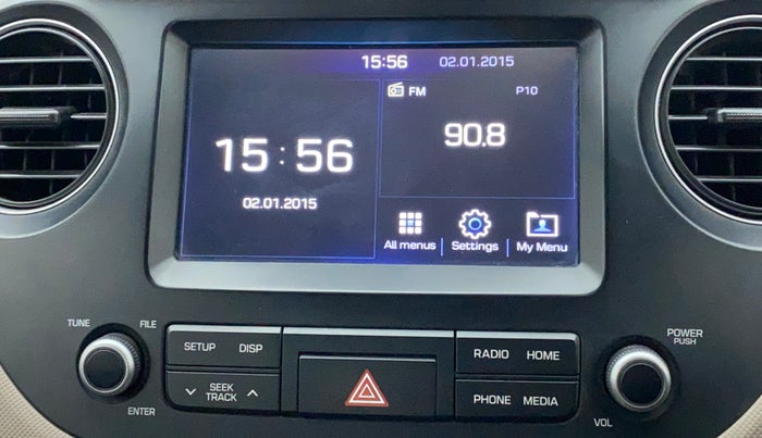 2017 Hyundai Grand i10 SPORTZ (O) AT 1.2 KAPPA VTVT, Petrol, Automatic, 47,792 km, Infotainment System