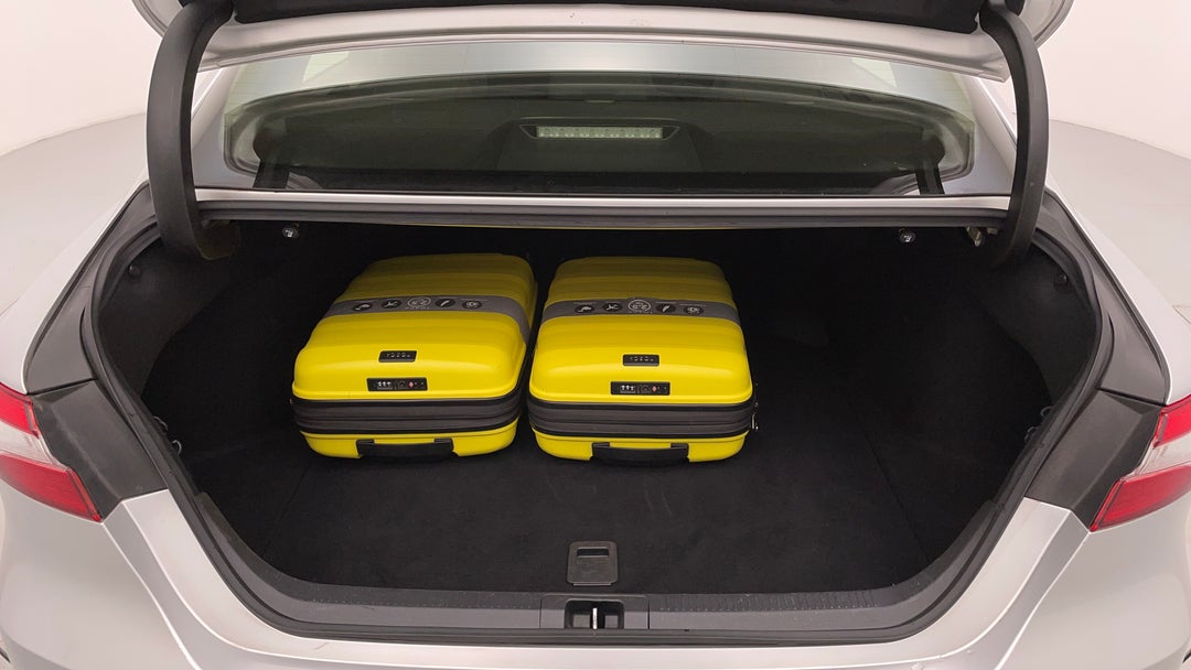 Boot Inside View with Luggage