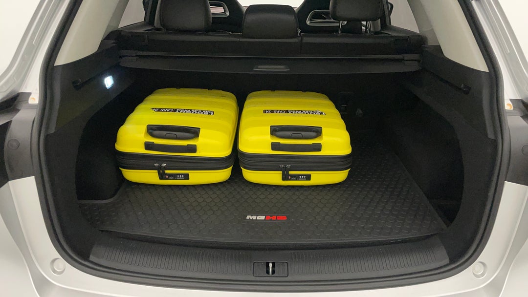 Boot Inside View with Luggage