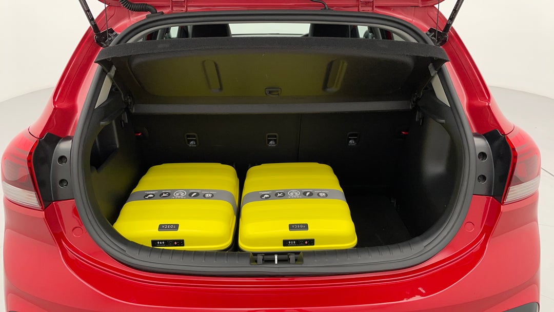 Boot Inside View with Luggage