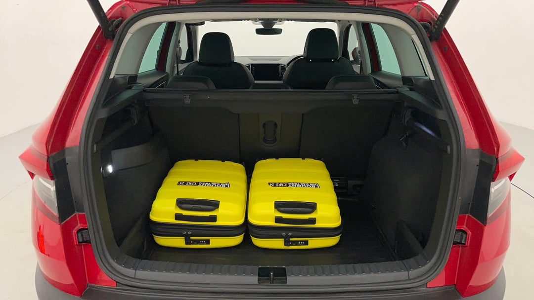 Boot Inside View with Luggage