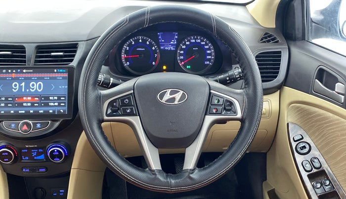 2016 Hyundai Verna FLUIDIC 1.6 SX VTVT, Petrol, Manual, 44,409 km, Steering Wheel Close Up