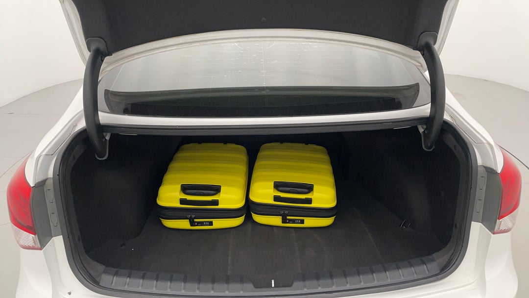 Boot Inside View with Luggage