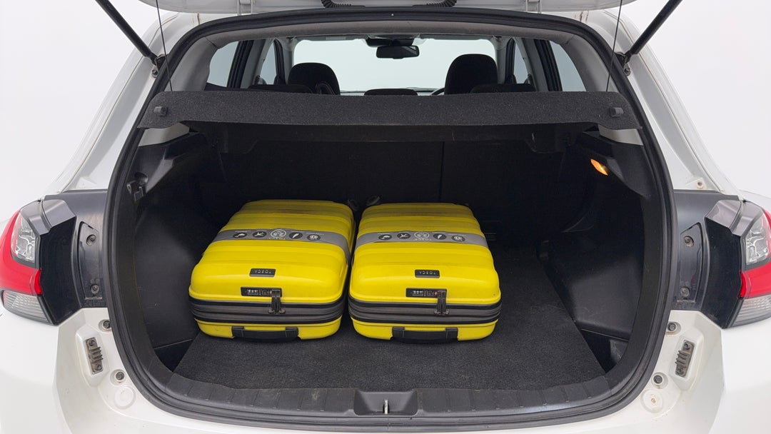 Boot Inside View with Luggage