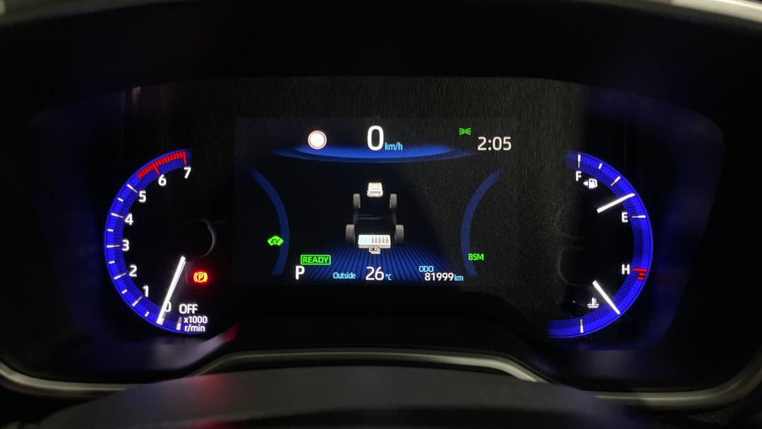 2020 Toyota Corolla Zr Hybrid, Automatic, 81999 km, Odometer View