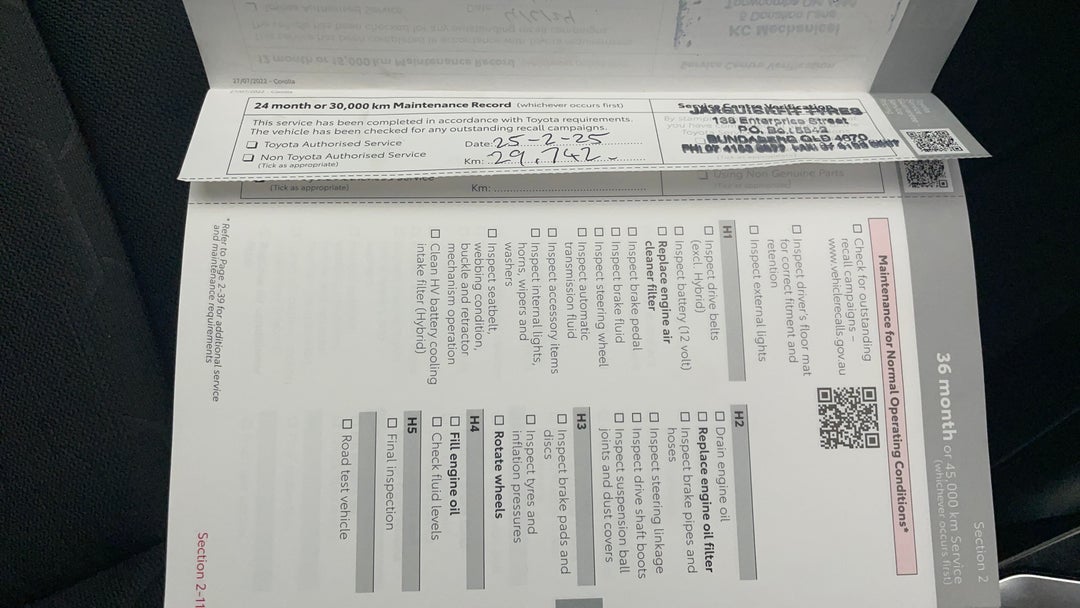 2023 Toyota Corolla Ascent Sport Hybrid, Automatic, 37413 km, Service History