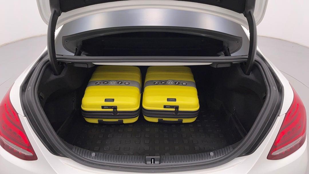 Boot Inside View with Luggage