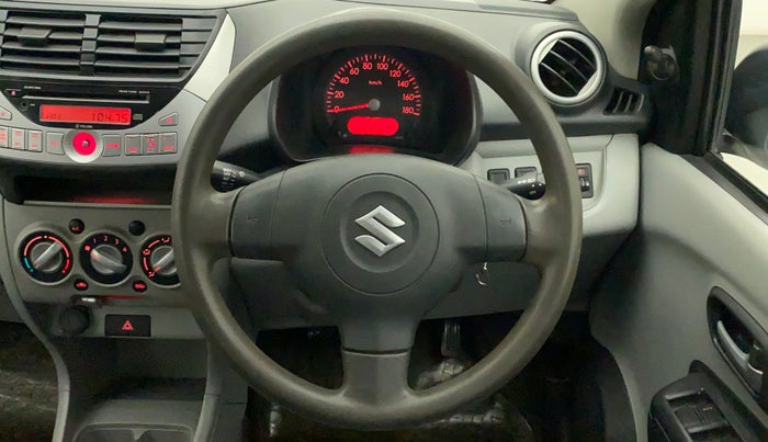 2011 Maruti A Star VXI, Petrol, Manual, 51,977 km, Steering Wheel Close Up