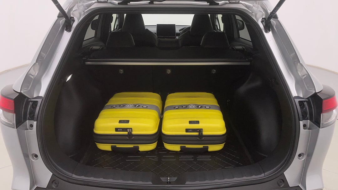 Boot Inside View with Luggage
