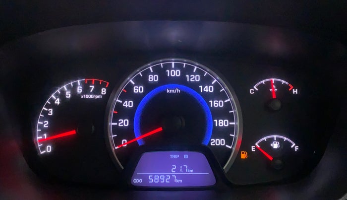 2014 Hyundai Grand i10 MAGNA 1.2 KAPPA VTVT, Petrol, Manual, 58,927 km, Odometer Image