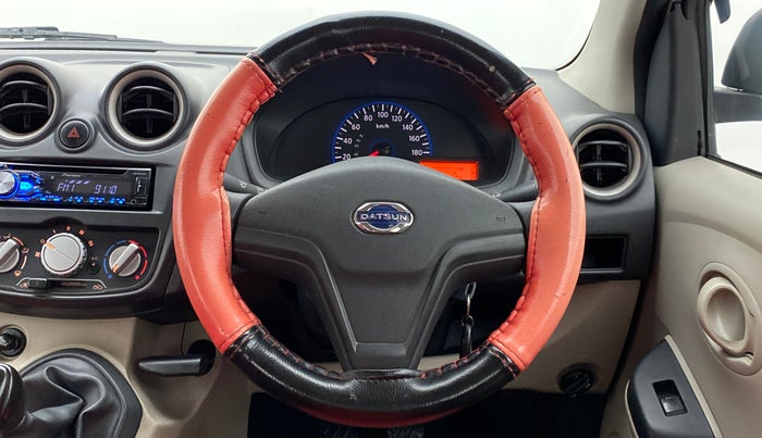 2016 Datsun Go T, Petrol, Manual, 20,216 km, Steering Wheel Close Up