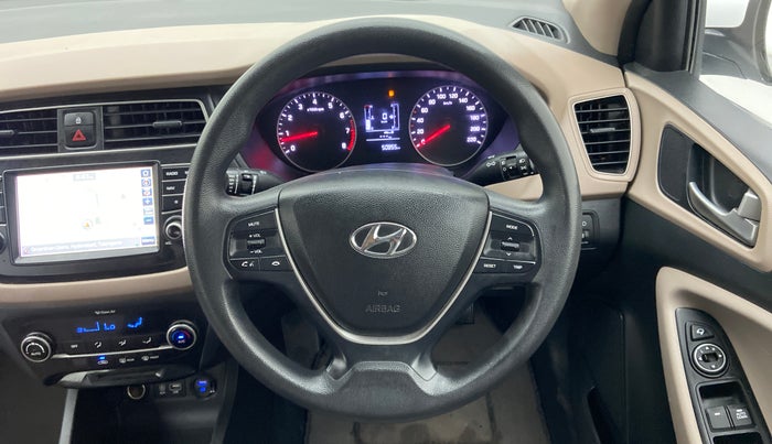 2018 Hyundai Elite i20 ASTA 1.2, Petrol, Manual, 50,855 km, Steering Wheel Close Up