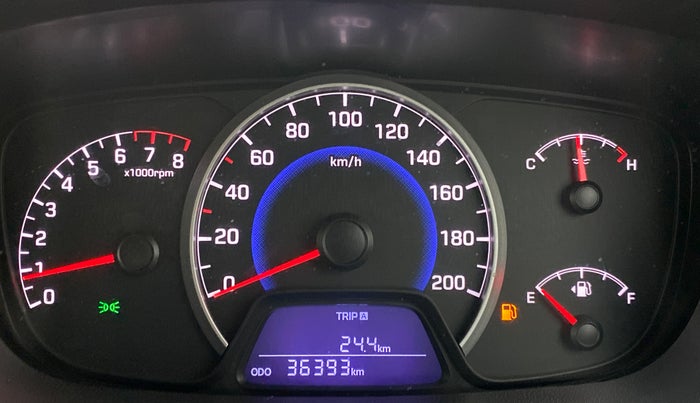 2016 Hyundai Grand i10 SPORTZ 1.2 KAPPA VTVT, Petrol, Manual, 36,393 km, Odometer Image