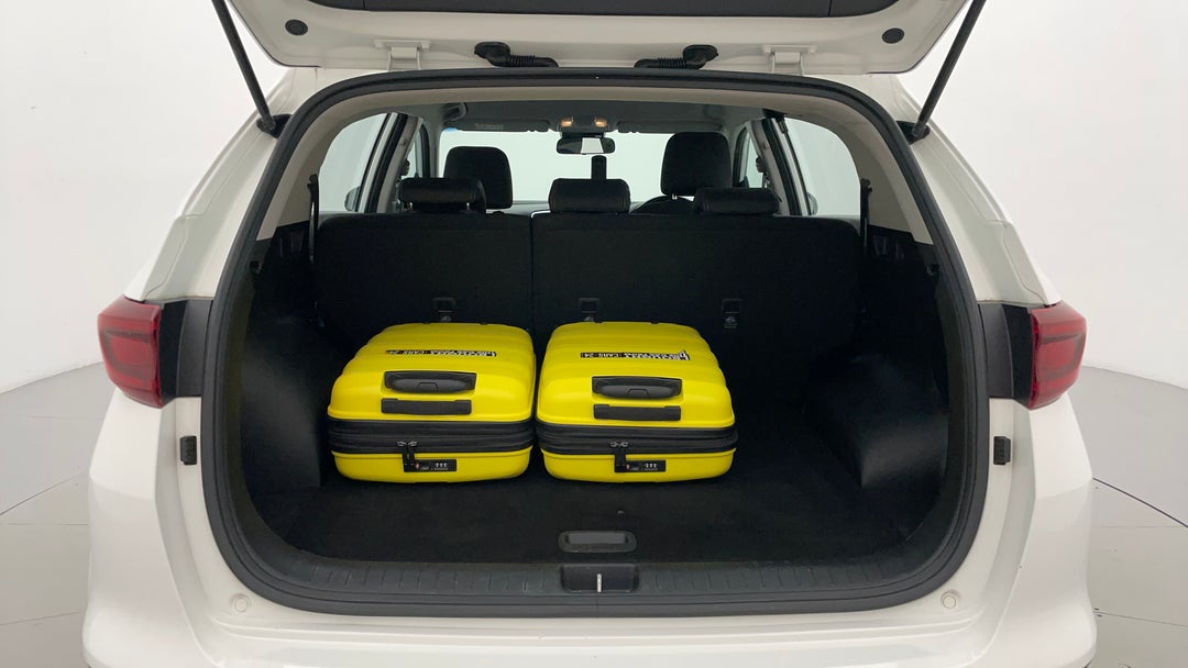 Boot Inside View with Luggage