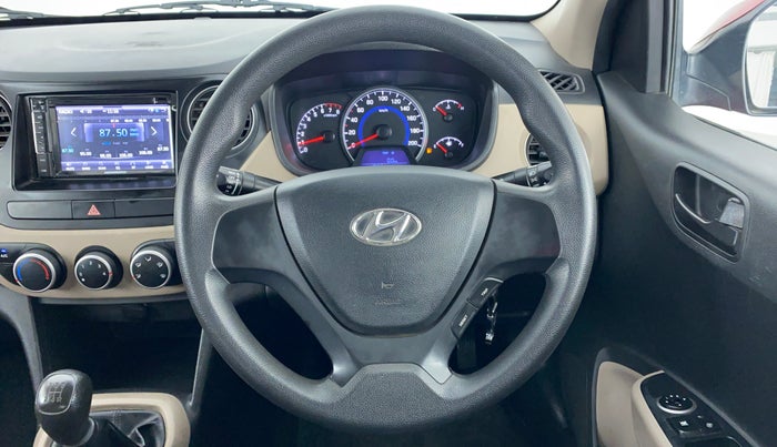 2017 Hyundai Grand i10 MAGNA 1.2 KAPPA VTVT, Petrol, Manual, 18,409 km, Steering Wheel Close Up