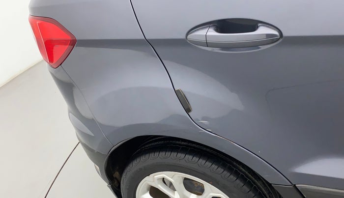 2018 Ford Ecosport TITANIUM + 1.5L DIESEL, Diesel, Manual, 1,04,970 km, Right quarter panel - Slightly dented