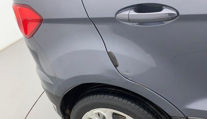 2018 Ford Ecosport TITANIUM + 1.5L DIESEL, Diesel, Manual, 1,04,970 km, Right quarter panel - Minor scratches
