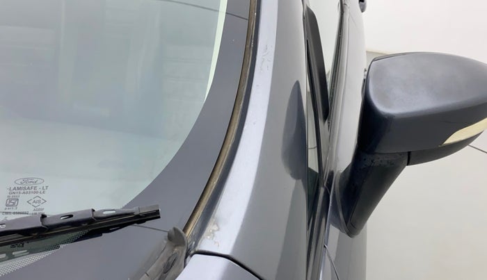 2018 Ford Ecosport TITANIUM + 1.5L DIESEL, Diesel, Manual, 1,04,970 km, Left A pillar - Paint is slightly faded