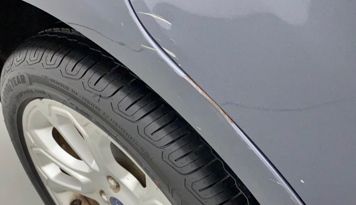 2018 Ford Ecosport TITANIUM + 1.5L DIESEL, Diesel, Manual, 1,04,970 km, Right quarter panel - Slightly rusted