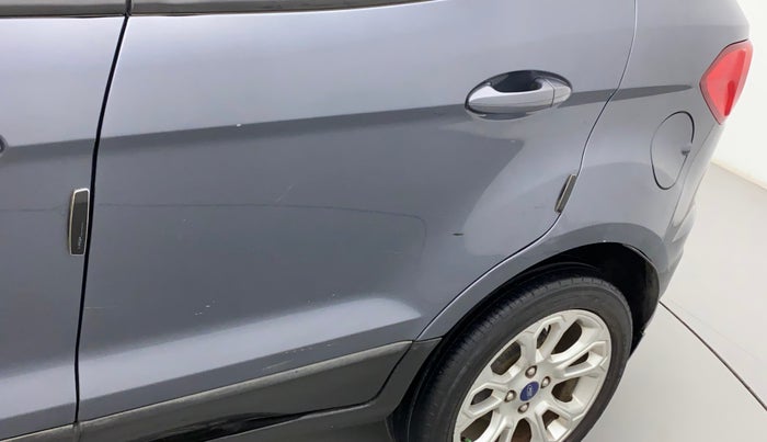 2018 Ford Ecosport TITANIUM + 1.5L DIESEL, Diesel, Manual, 1,04,970 km, Rear left door - Minor scratches
