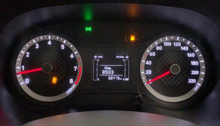 2021 Hyundai AURA S 1.2 CNG, CNG, Manual, 66,479 km, Odometer Image