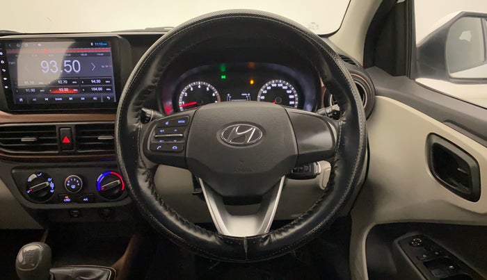 2021 Hyundai AURA S 1.2 CNG, CNG, Manual, 66,479 km, Steering Wheel Close Up
