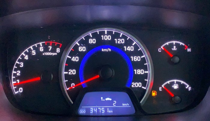 2018 Hyundai Grand i10 SPORTZ 1.2 KAPPA VTVT, Petrol, Manual, 34,805 km, Odometer Image