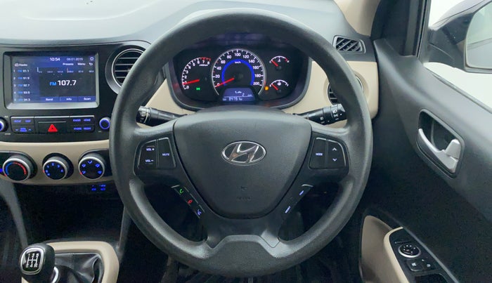 2018 Hyundai Grand i10 SPORTZ 1.2 KAPPA VTVT, Petrol, Manual, 34,805 km, Steering Wheel Close Up