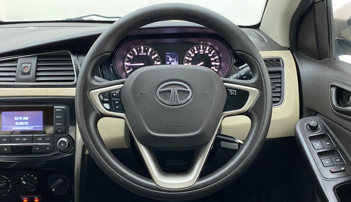 2014 Tata Zest XMS RT, Petrol, Manual, 18,851 km, Steering Wheel Close Up