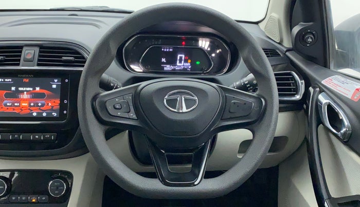 2022 Tata TIGOR XZA PLUS PETROL, Petrol, Automatic, 5,704 km, Steering Wheel Close Up