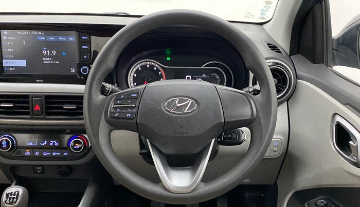 2020 Hyundai GRAND I10 NIOS SPORTZ PETROL, Petrol, Manual, 17,748 km, Steering Wheel Close Up