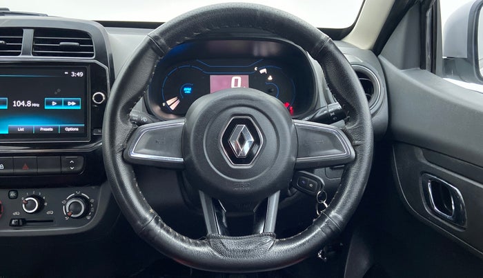 2019 Renault Kwid 1.0 RXT Opt, Petrol, Manual, 12,000 km, Steering Wheel Close Up