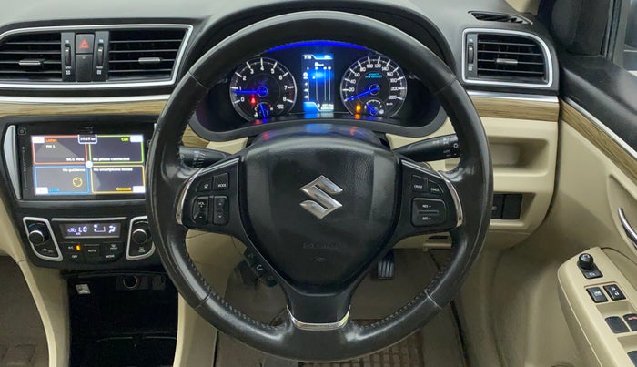 2018 Maruti Ciaz ALPHA 1.5 SHVS PETROL, Petrol, Manual, 62,041 km, Steering Wheel Close Up
