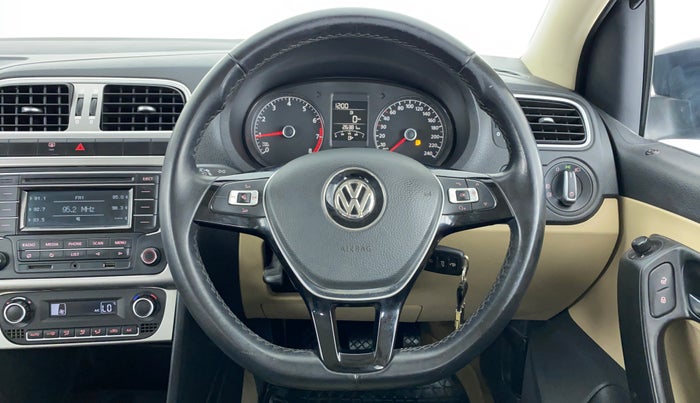 2015 Volkswagen Polo HIGHLINE1.2L PETROL, Petrol, Manual, 27,132 km, Steering Wheel Close Up
