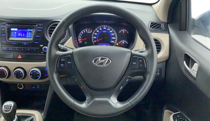 2016 Hyundai Grand i10 ASTA (O) 1.2 KAPPA VTVT, Petrol, Manual, 21,963 km, Steering Wheel Close Up