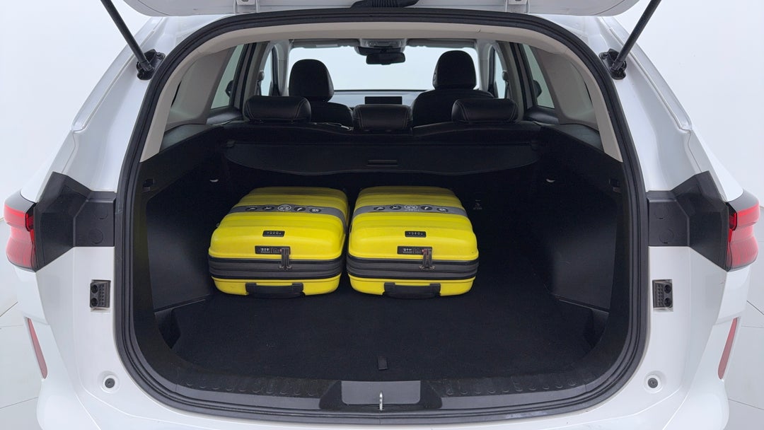 Boot Inside View with Luggage