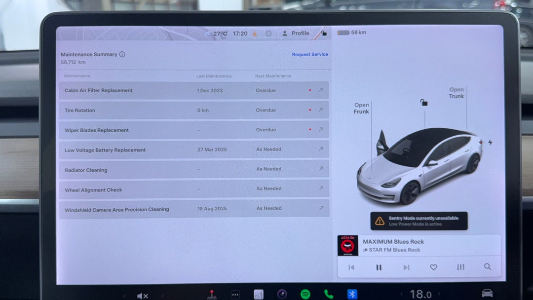 2021 Tesla Model 3 Standard Range Plus RWD, Automatic, 56712 km, Service History