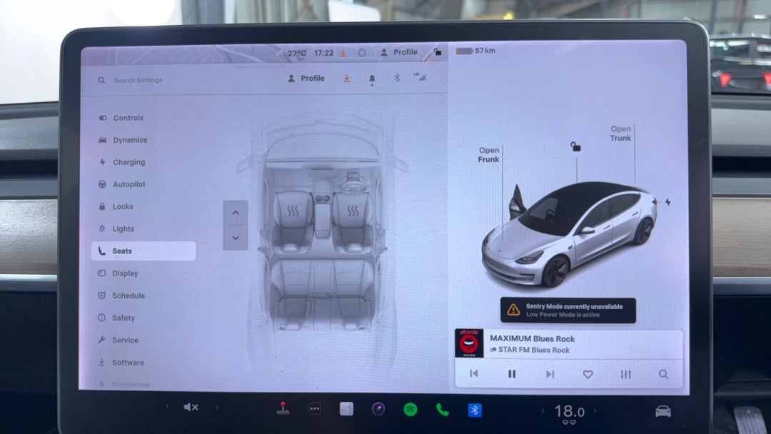 2021 Tesla Model 3 Standard Range Plus RWD, Automatic, 56712 km, Ventilated Seats