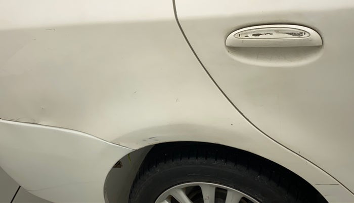 2011 Toyota Etios VX, Petrol, Manual, 69,819 km, Right quarter panel - Slightly dented